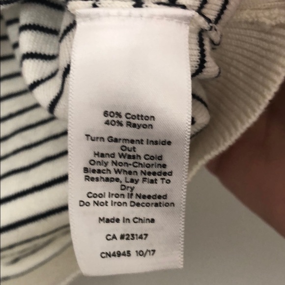 Talbots Floral Row Crewneck Sweater - Picture 6 of 6